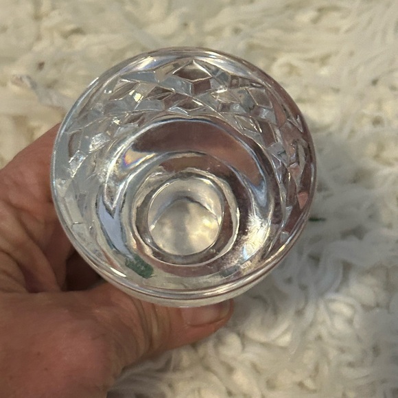 Large Clear Glass / Crystal Heavy Bottle Apothecary Decanter Stopper - Picture 3 of 6